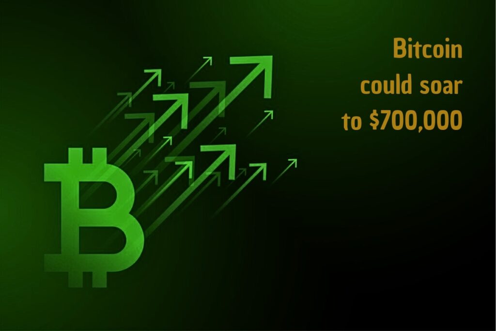 Larry Fink advocates for Bitcoin as a hedge against currency devaluation and predicts its price could soar to $700,000.