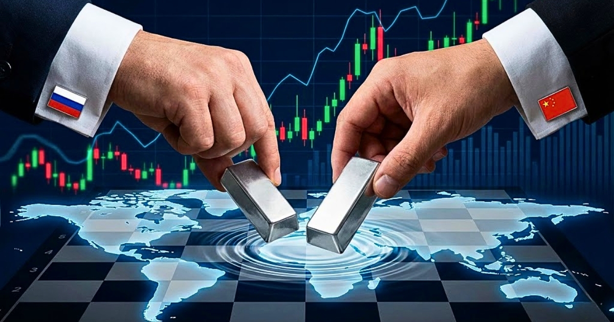 Moscow and Beijing are coordinating a strategy to control the global silver supply, challenging the dollar's hegemony and Wall Street's control.